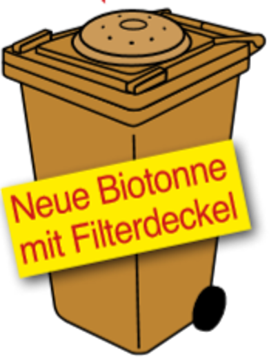 Neue Biotonne mit Filterdeckel Neue Biotonne mit Filterdeckel