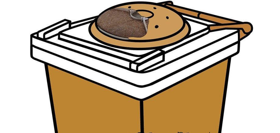 Biotonne mit Biofilterdeckel