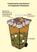 Biotonne transparent und Funktion Biofilterdeckel Biotonne transparent und Funktion Biofilterdeckel