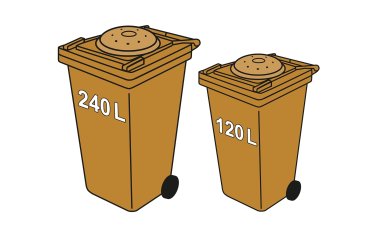 Biotonne mit Filterdeckel Biotonne mit Filterdeckel