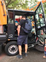 Elektro-Kehrmaschine