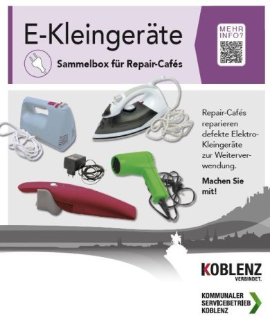 Elektro-Kleingeräte für Reparatur-Cafés spenden Elektro-Kleingeräte für Reparatur-Cafés spenden