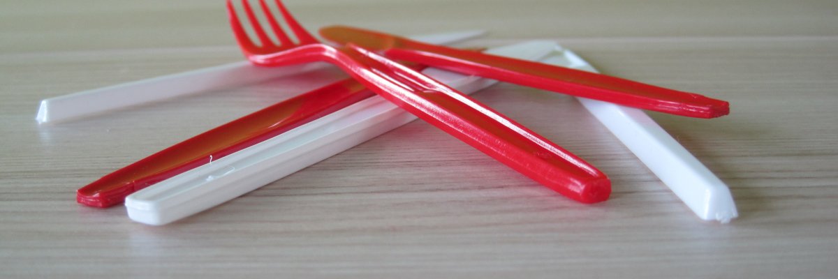 Foto Einweg-Kunststoff-Besteck 