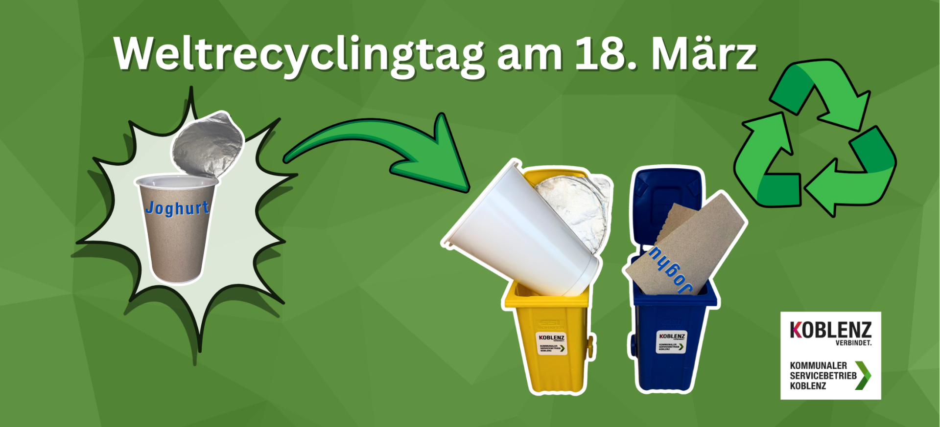 Foto zum Weltrecyclingtag