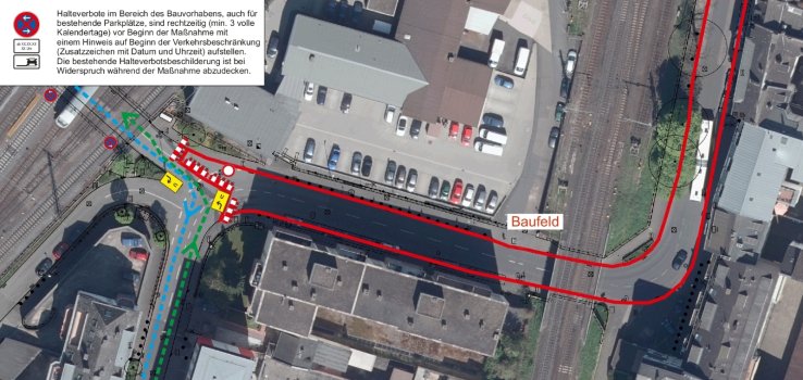Plan Chlodwigstrasse Süd