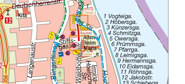 Plan Waldbottenstraße